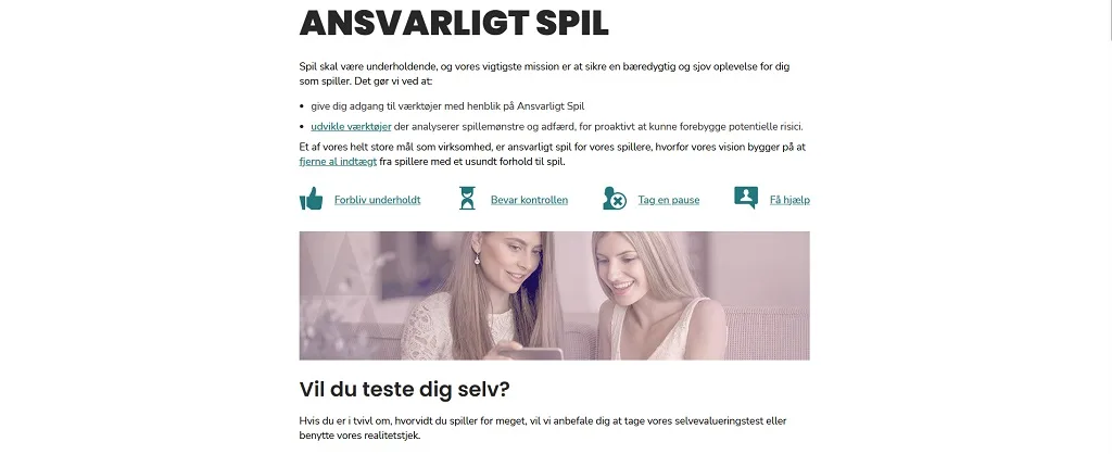 Maria casino Ansvarligt Spil