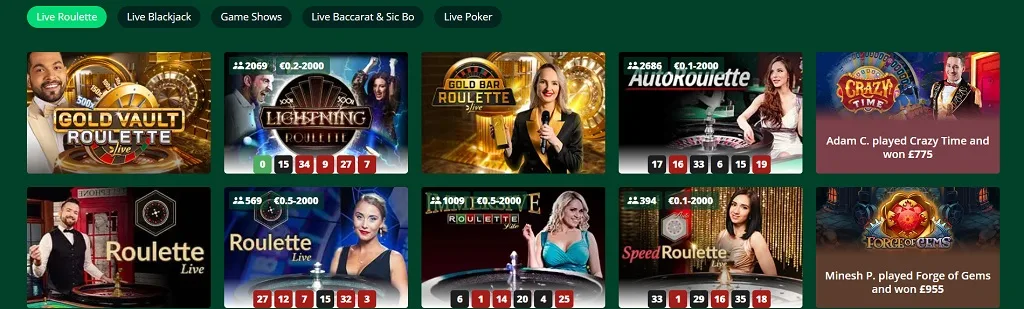 greenplay live casino