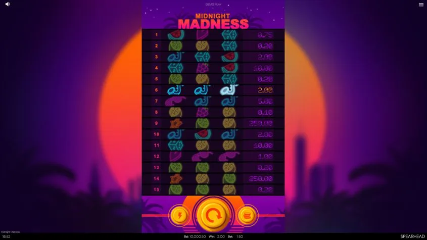 Gratis spins i Midnight Madness