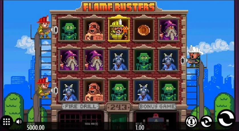 Flame Busters slot gameplay