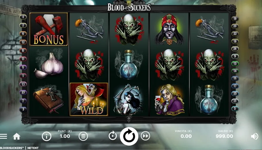 Blood Suckers slot gameplay