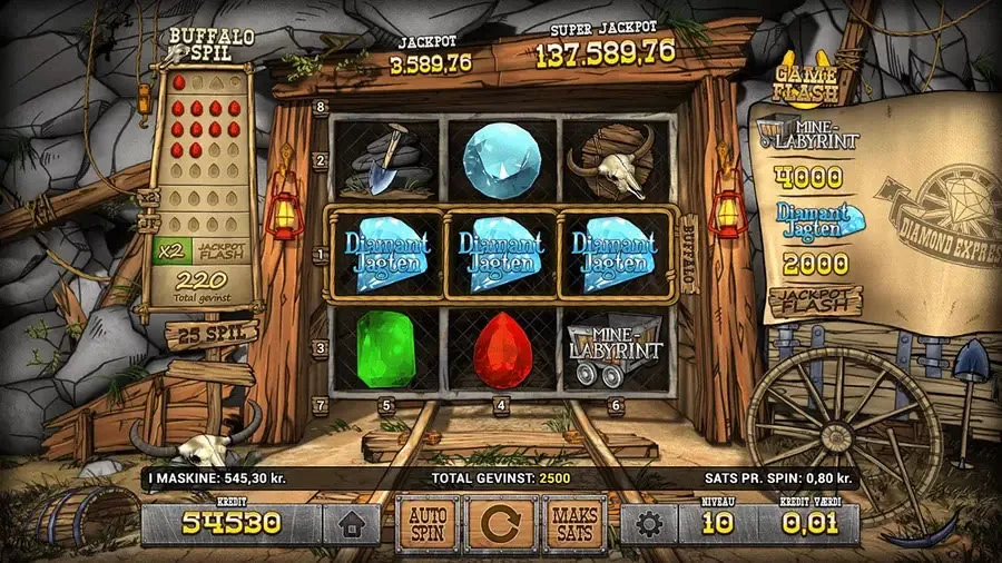 Diamond Express slot gameplay