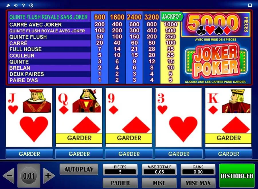 Joker Poker spil