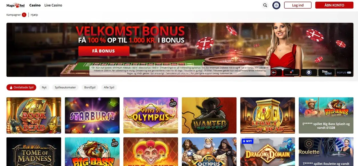 Sikkerhed på MagicRed Casino