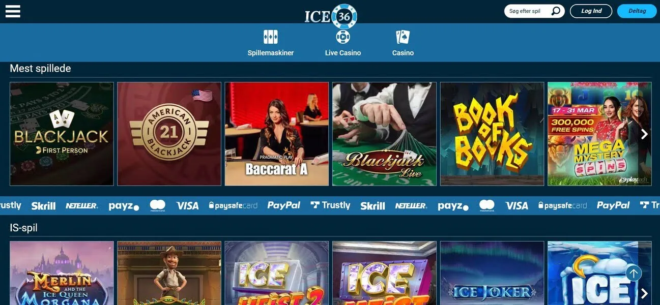 ICE36 Casino site