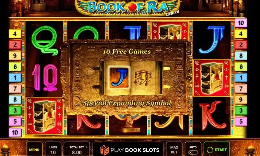 Book of Ra deluxe slot