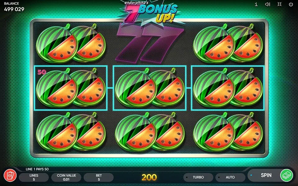 Symboler i 7 Bonus Up