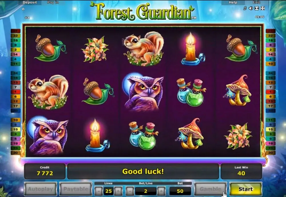 Novomatic's Forest Guardian gameplay