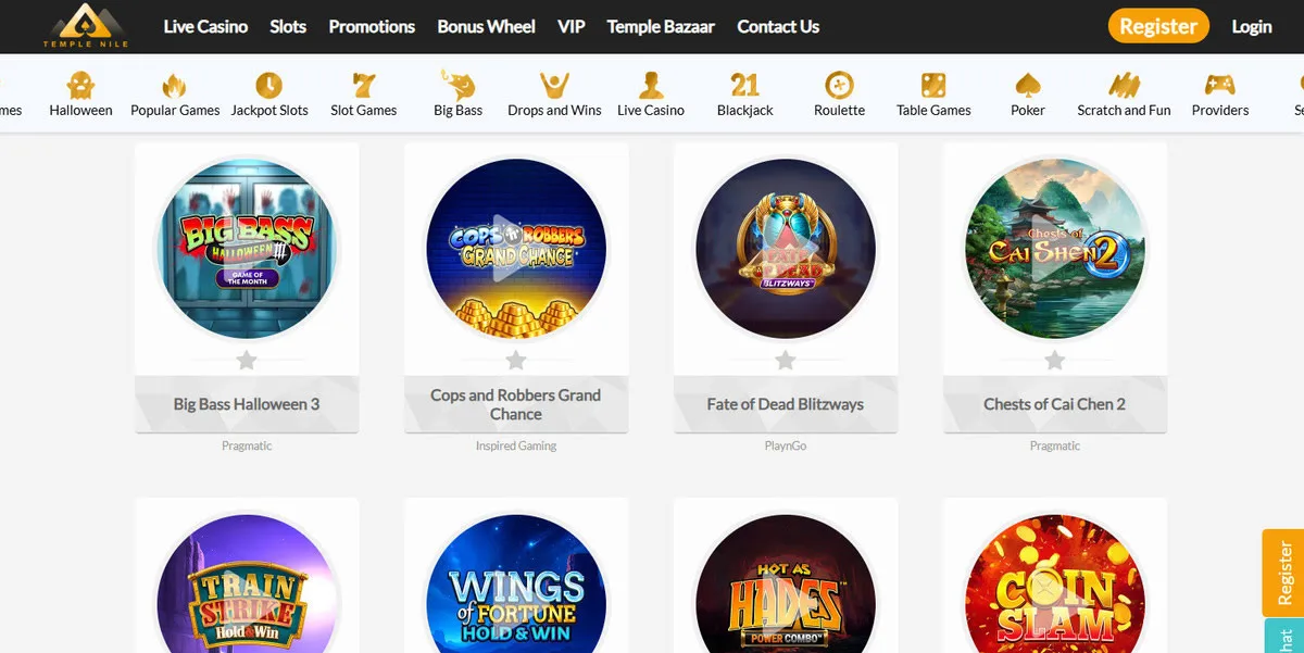 Temple Nile Casino online